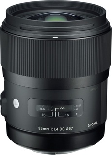 Объектив Sigma AF 35 mm F1.4 DG HSM Art для Nikon (s/ n 50184424) полный комплект Б/ У