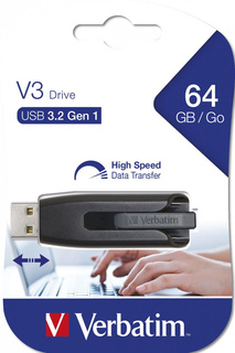 USB-накопитель VERBATIM 64GB USB 3.2 DRIVE (49174)