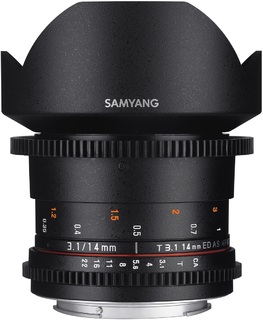 Объектив Samyang 14mm T3.1 VDSLR Canon II (Full Frame)