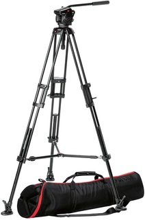 Manfrotto MVH502A, 546BK-1 штатив алюм. 546BK + голова MVH502A видео 3/ 168/ 83/ 5,5/ 7 (сек/ выс/ слож/ ве