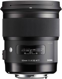 Объектив Sigma AF 50 mm F1.4 DG HSM Art для Canon