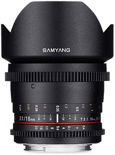 Объектив Samyang 10 mm T3.1 AS ED NCS CS VDSLR Nikon F (APS-C) (44043)