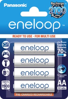 Аккумулятор Panasonic Eneloop AA 1900 mAh (4шт) BK-3MCCE/ 4BE