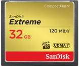 Модуль памяти  CompactFlash Card  32 Gb Sandisk Extreme (120 Mb/ s) (SDCFXSB-032G-G46)