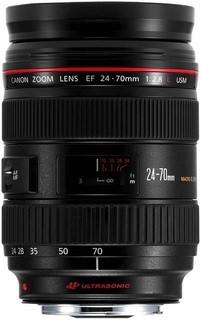 Объектив Canon EF 24-70 mm f/ 2.8L USM (s/ n:1097781) + Бленда (Повреждена резьбы) Б/ У