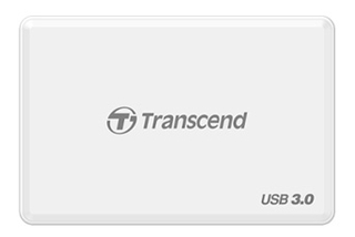 Считывающее устройство Compact Card Reader F8 Transcend USB 3.0 белый