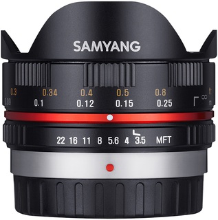 Объектив Samyang MF 7,5mm f/ 3.5 AS IF UMC Fisheye Micro 4/ 3 black (33595)