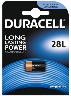 Батарейка Duracell 28L (PX28L/ 2CR-1/ 3N / L544/ 2CR13252)