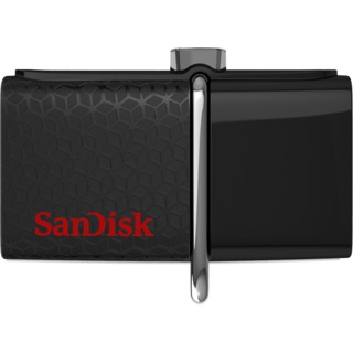 Накопитель  64Gb Sandisk Ultra Android Dual Drive OTG, USB 3.0 черный (SDDD2-064G-GAM46)