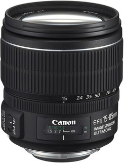 Объектив Canon EF-S 15-85 mm f/ 3.5-5.6 IS USM (s/ n:8642502076) + Бленда Б/ У