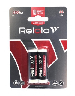 Аккумулятор Relato AA 2300 mAh 2шт Ready to Use (Предзаряженные)