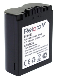 Аккумулятор Relato S006E (Panasonic S006)  7.2V, 710mAh