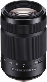 Объектив Sony SAL-55300 55-300 mm F4.5-5.6 SAM + бленда (s/ n:1823576) Б/ У