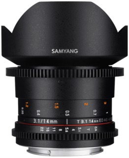 Объектив Samyang 14 mm T3.1 AS ED IF UMC VDSLR II Nikon F (Full Frame) (46473)