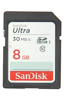 Модуль памяти  SD   8 Gb Sandisk SDHC Ultra, class 10 Б/ У