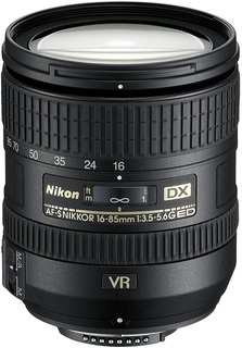 Объектив Nikon 16-85mm f/ 3.5-5.6G ED AF-S VR DX Nikkor (s/ n:26011482) Б/ У