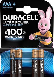 Батарейка Duracell Ultra Power AAA (LR03) - 4шт