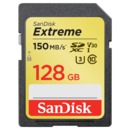 Карта памяти  SD 128 Gb Sandisk SDXC Extreme cl10, 150Mb/ s, V30 UHS-I U3 (SDSDXV5-128G-GNCIN)