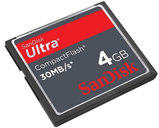 Модуль памяти  CompactFlash Card  4 Gb SanDisk Ultra Б/ У