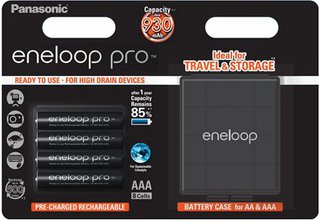 Аккумулятор Panasonic Eneloop Pro AAA 900 mAh (4шт в кейсе) BK-4HCDEC/ 4BE