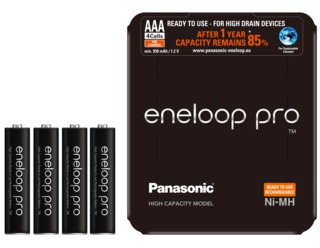 Аккумулятор Panasonic Eneloop Pro AAA 900 mAh (4шт) BK-4HCDE/ 4LE