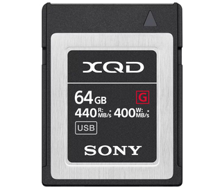 Модуль памяти  XQD  64Gb Sony, 440/ 400 Mb/ s (QDG-64F)