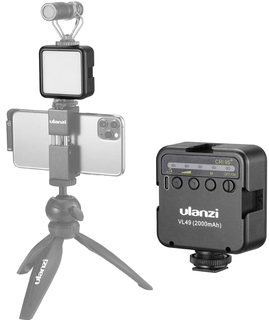 Осветитель Ulanzi Mini VL49 Video Light (5500К) 2000 mAh (CRI 95+)