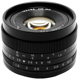 Объектив 7Artisans 50mm F1.8 Micro 4-3 Чёрный