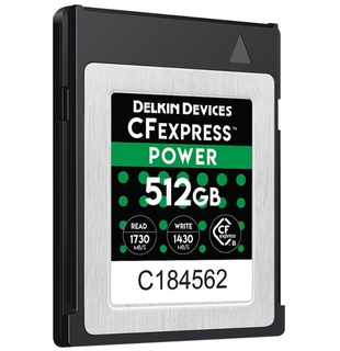 Карта памяти CFexpress Power Type B Delkin Devices 512GB [DCFX1-512]