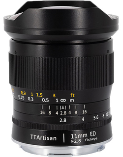 Объектив TTArtisan 11mm F2.8 Fisheye (z-mount)