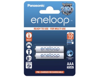 Аккумулятор Panasonic Eneloop AAA 750 mAh (2шт) BK-4MCCE/ 2BE