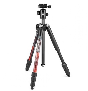 Штатив + штативная головка Manfrotto Element MII MKELMII4RD-BH алюм., 4 секции, красный NEW