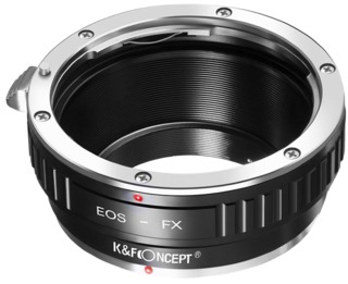 Адаптер K&F Concept для объектива EOS EF на байонет X-mount (KF06.061)