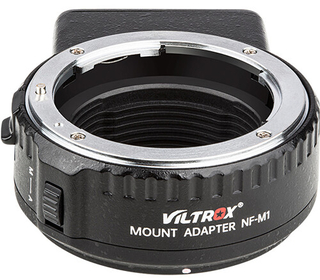 Адаптер Viltrox NF-M1 для объектива F-mount на байонет Micro 4/ 3