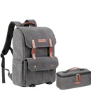 Рюкзак K&F Concept Travel Camera Backpacks + DSLR Case Серый (KF13.104)