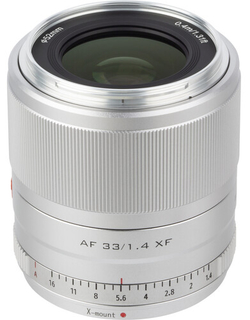 Объектив VILTROX AF 33mm F1.4 XF (silver)