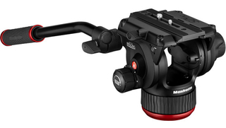 Видеоголова Manfrotto MVH504XAH штативная видеоголова с плоским основанием, Fluid