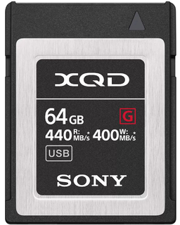 Карта памяти  XQD  64Gb Sony 440/400 Mb/s  (QD-G64F)