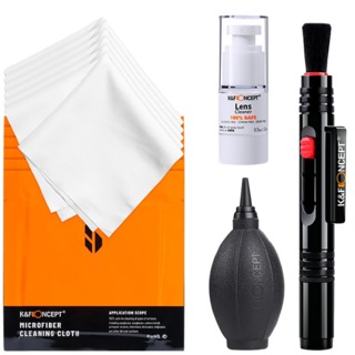 Набор для очистки оптики K&F Concept 3в1 Cleaning Kit 1876 (груша,карандаш,салфетки,флакон БЕЗ ОЖ!)