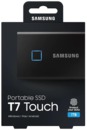 Внешний SSD Samsung Portable SSD T7 TOUCH USB 3.2 1TB Black