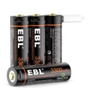 Аккумуляторы EBL USB Rechargeable AA 1.5V 3300mwh (4шт) зарядка через USB
