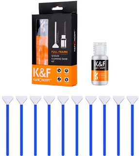 Набор для ухода за матрицей K&F Concept 24mm Full-Frame Sensor Cleaning Swab Kit (1617)