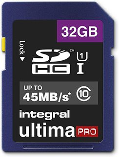 Карта памяти  SD  32 Gb Integral Ultima Pro SDHC V30I