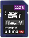 Карта памяти  SD  32 Gb Integral Ultima Pro SDHC V30I