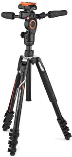 Manfrotto MKBFRLA-3W штатив Befree с головой 3Way Live Adv Alpha, алюм.