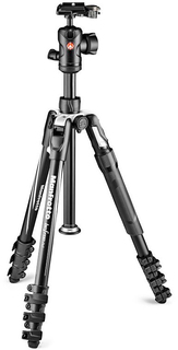 Manfrotto MKBFRLA4B-BHM 2N1 штатив-монопод Befree с шар.головой MH494, клипс.зам.,алюм., черный