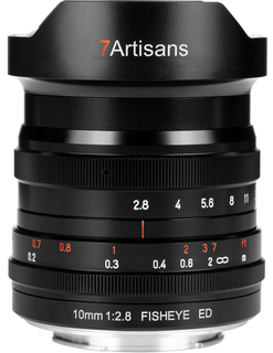 Объектив 7Artisans 10mm F2.8 Fisheye (Z-mount) Fullframe