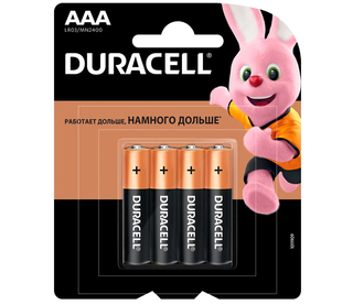 Батарейки Duracell ААA Basic, 4 шт.