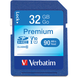 Карта памяти  SD  32 Gb Verbatim SD 90MB/ S CLASS 10 FULL HD - 43963