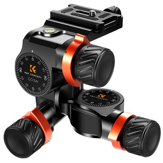 Штативная голова K&F Concept 3-Way Geared Tripod Head